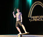 performing for pencils